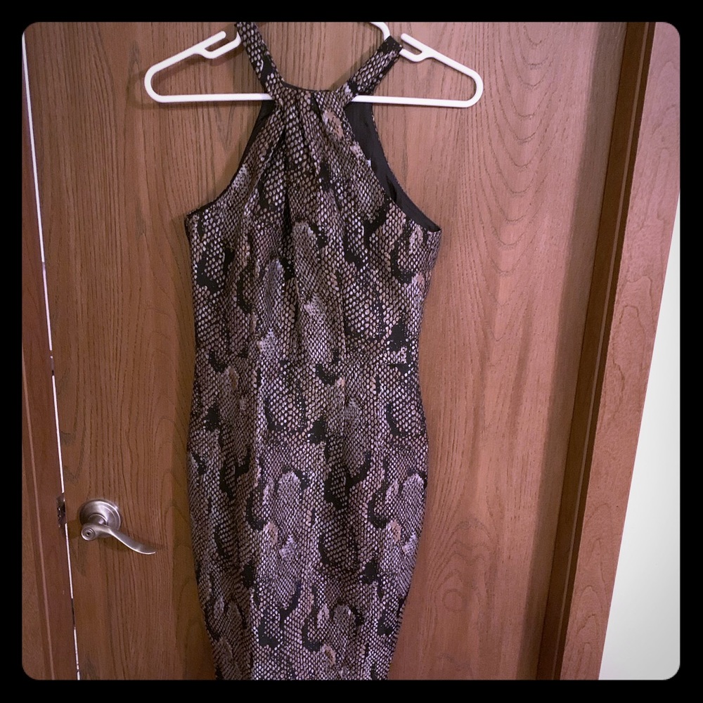 Snake print Dress